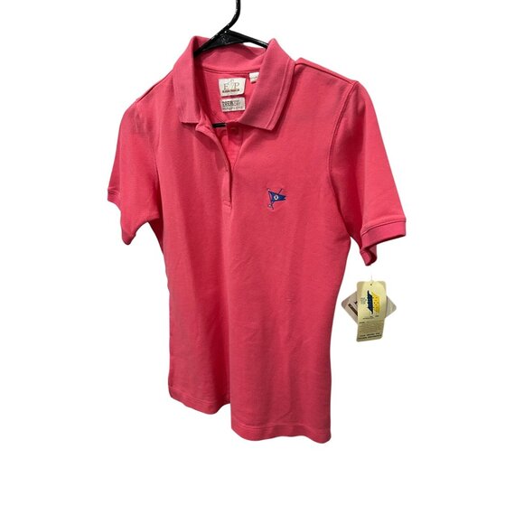 E.P. Pro NEW Womens Tour Dry Performance Polo Shirt Pink Sz Small - Picture 3 of 10